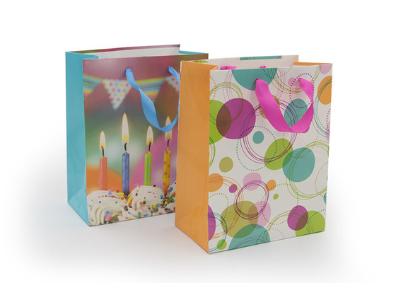 Good price Niestandardowy obecny uchwyt torby papierowej Ribbon Spot Glitter CE w Internecie