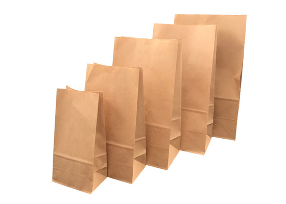 Good price Zrównoważone papierowe torebki na żywność z brązowego papieru Kraft w Internecie
