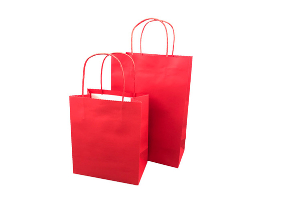 Good price Red Eco Opakowania papierowe, Biodegradowalne torby na zakupy Dostosowany rozmiar w Internecie