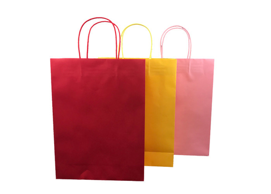 Good price Fancy Colored Eco Opakowanie papierowe Papier makulaturowy Uchwyt skręcany w Internecie
