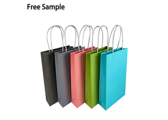 Good price Zrównoważona torba papierowa C2S CMYK 350g z uchwytem w Internecie